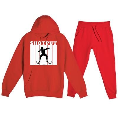 Shotput Thrower - For Track and Field Throwers  Premium Hooded Sweatsuit Set