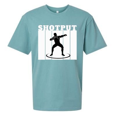 Shotput Thrower - For Track and Field Throwers  Sueded Cloud Jersey T-Shirt