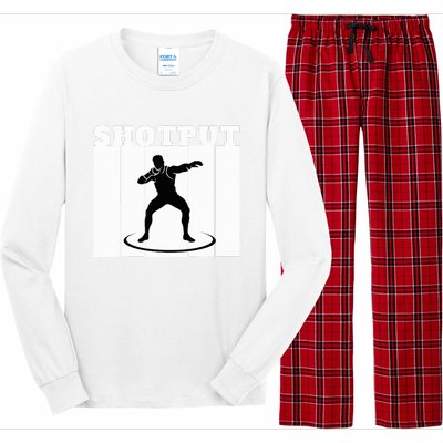 Shotput Thrower - For Track and Field Throwers  Long Sleeve Pajama Set