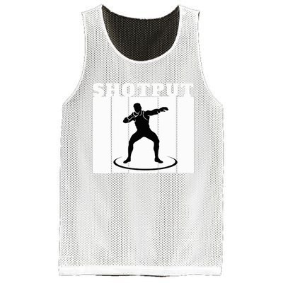 Shotput Thrower - For Track and Field Throwers  Mesh Reversible Basketball Jersey Tank