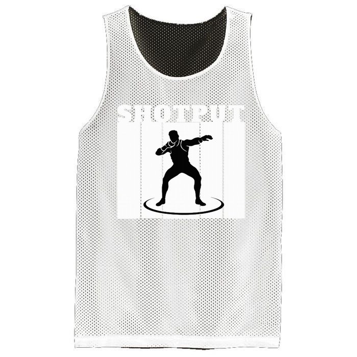 Shotput Thrower - For Track and Field Throwers  Mesh Reversible Basketball Jersey Tank