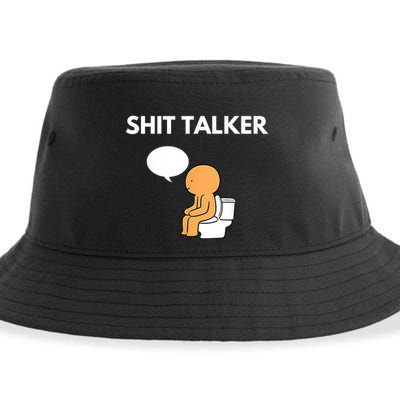 Shit Talker Funny Sustainable Bucket Hat