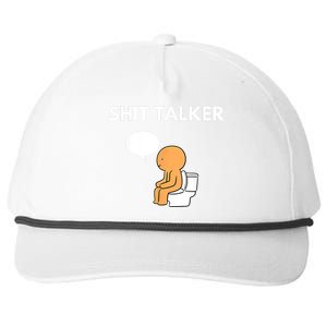 Shit Talker Funny Snapback Five-Panel Rope Hat