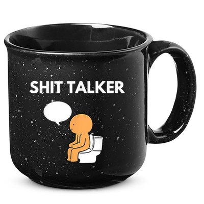 Shit Talker Funny 15oz Campfire Ceramic Mug
