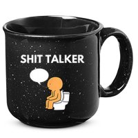 Shit Talker Funny 15oz Campfire Ceramic Mug