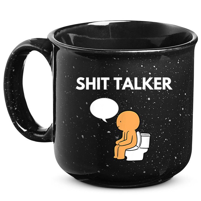 Shit Talker Funny 15oz Campfire Ceramic Mug