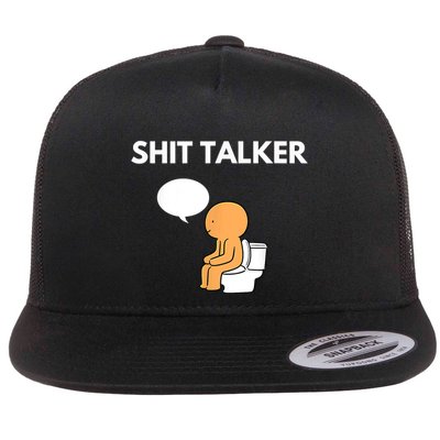 Shit Talker Funny Flatbill Hat