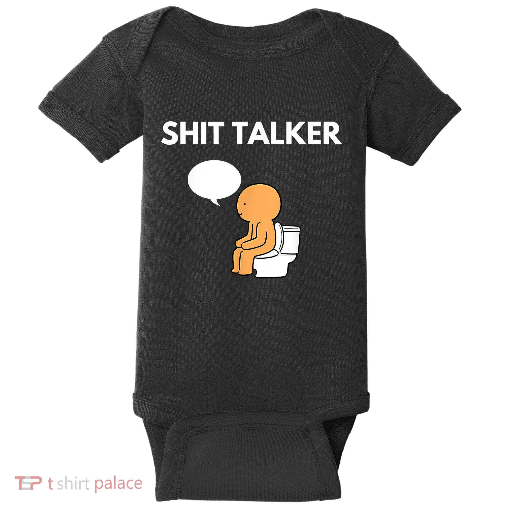 Shit Talker Funny Baby Bodysuit