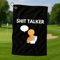 Shit Talker Funny Golf Towel