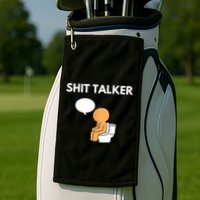 Shit Talker Funny Golf Towel
