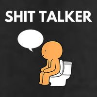 Shit Talker Funny Golf Towel