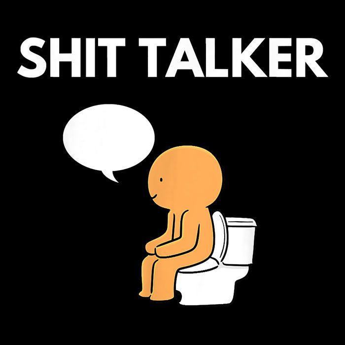 Shit Talker Funny Cropped Pullover Crew