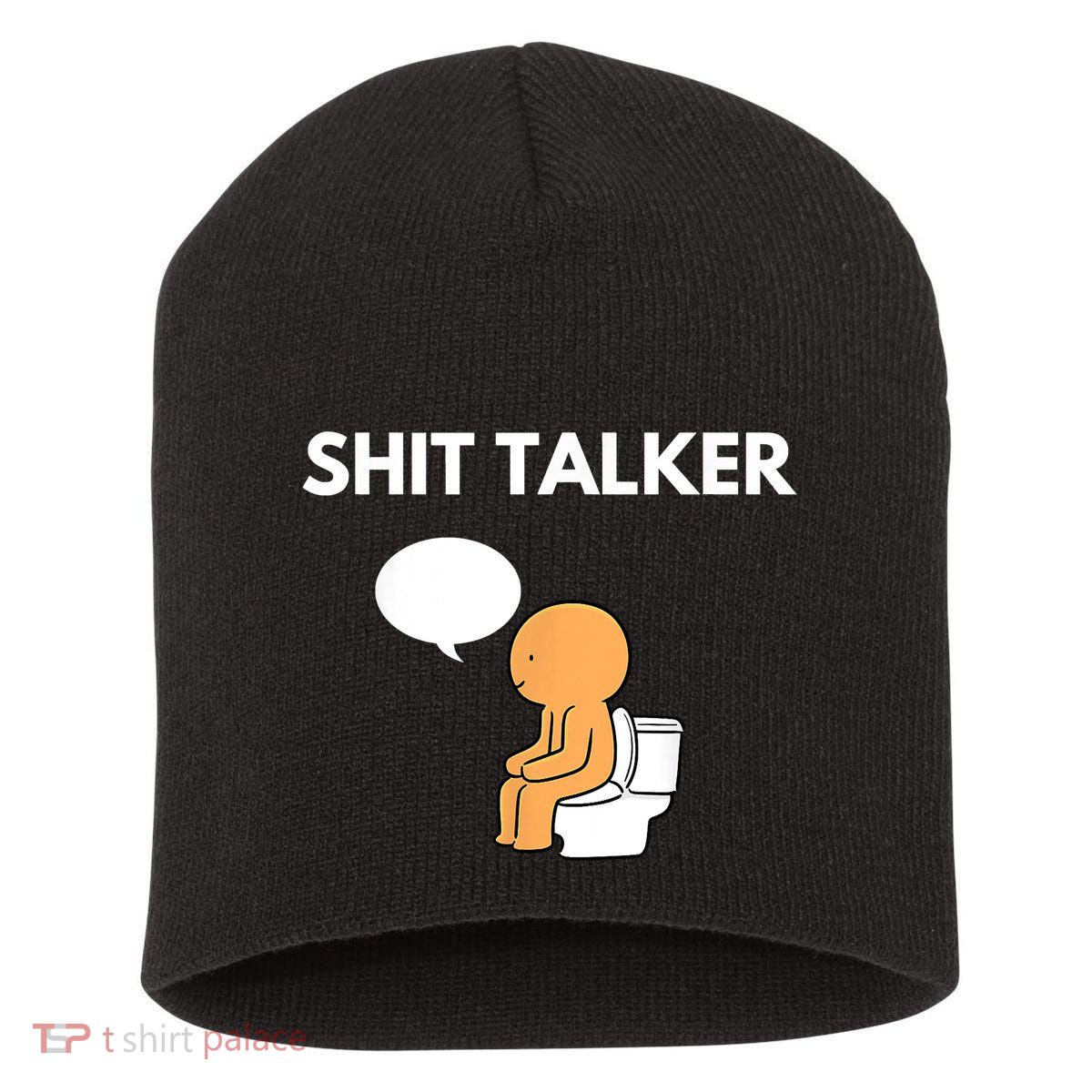 Shit Talker Funny Short Acrylic Beanie