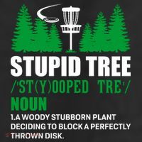 Stupid Tree Funny Disk Golf Definition Golfing Adult Drive Performance Visor