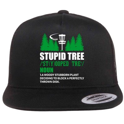 Stupid Tree Funny Disk Golf Definition Golfing Flatbill Hat