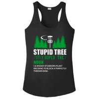 Stupid Tree Funny Disk Golf Definition Golfing Ladies PosiCharge Competitor Racerback Tank