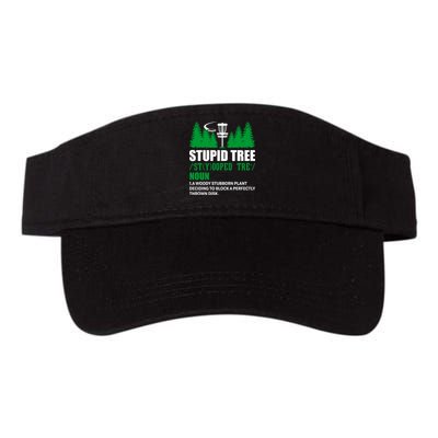 Stupid Tree Funny Disk Golf Definition Golfing Visor