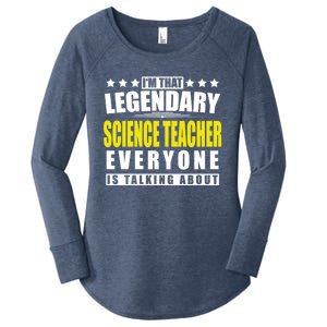 Science Teacher Funny Personalized Gift Cute Gift Women's Perfect Tri Tunic Long Sleeve Shirt