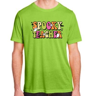 Spooky Teacher Festive Halloween Cute Adult ChromaSoft Performance T-Shirt