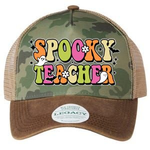 Spooky Teacher Festive Halloween Cute Legacy Tie Dye Trucker Hat