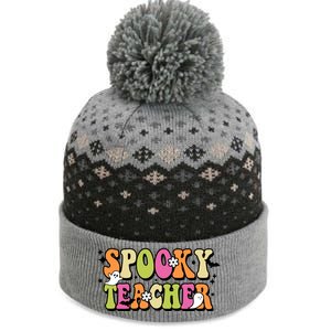 Spooky Teacher Festive Halloween Cute The Baniff Cuffed Pom Beanie