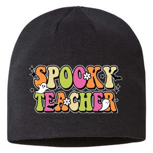 Spooky Teacher Festive Halloween Cute Sustainable Beanie