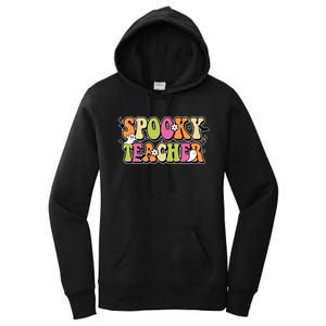 Spooky Teacher Festive Halloween Cute Women's Pullover Hoodie