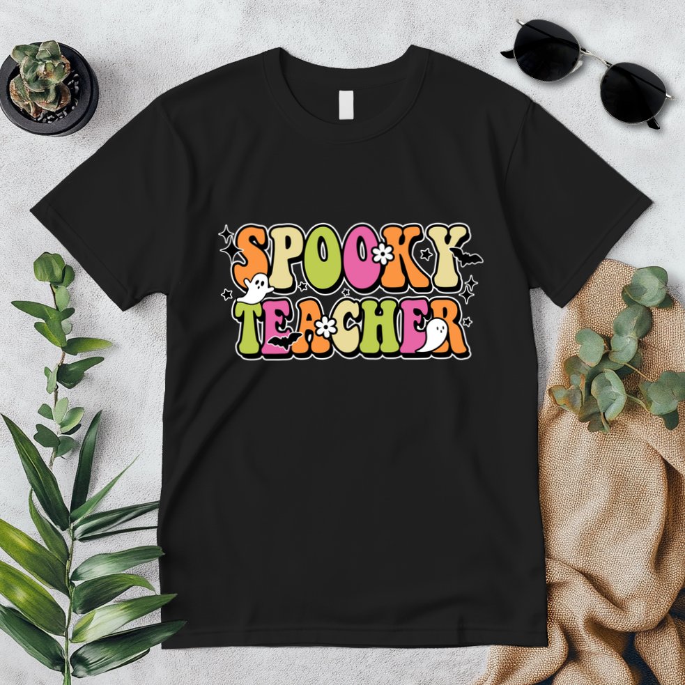 Spooky Teacher Festive Halloween Cute Premium T-Shirt