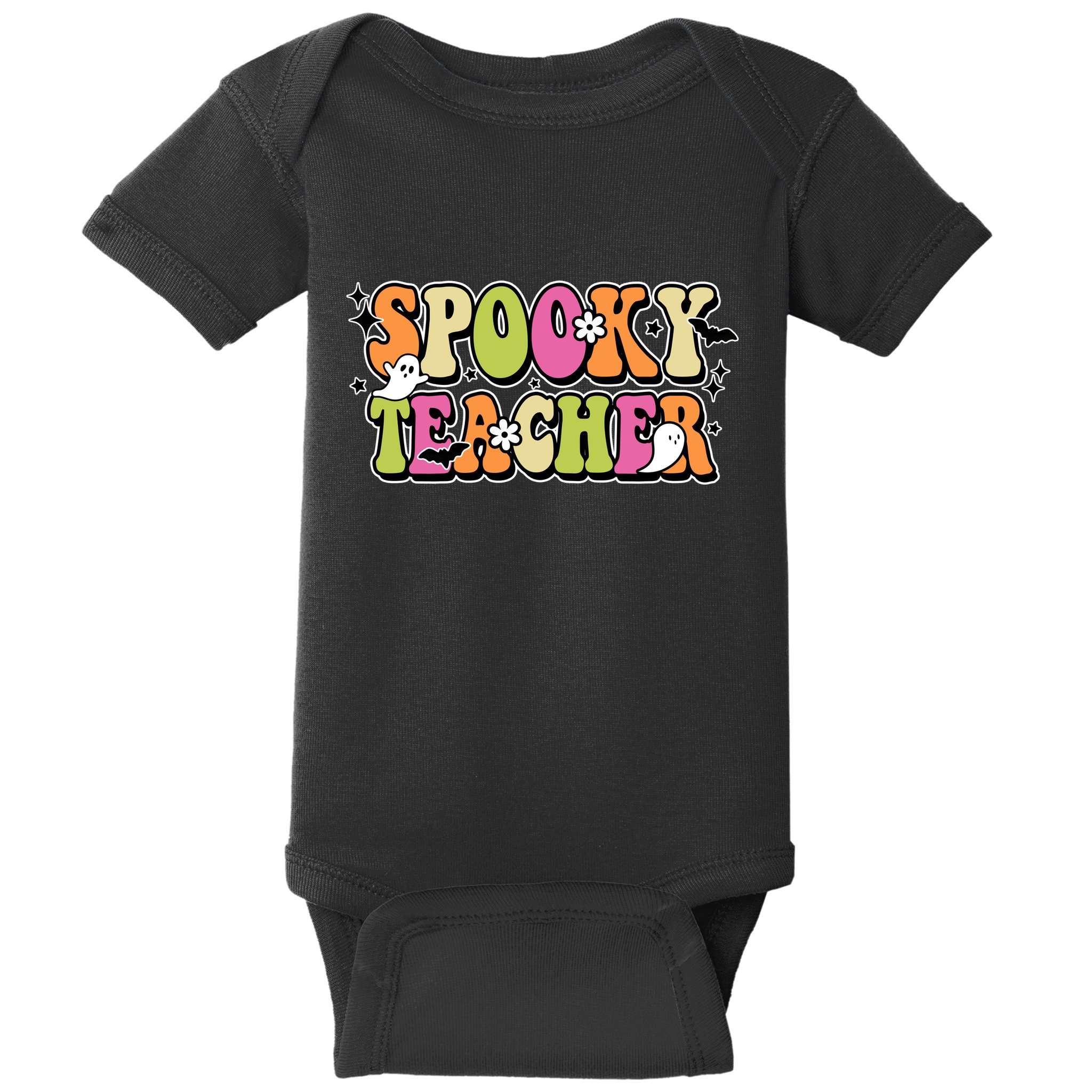 Spooky Teacher Festive Halloween Cute Baby Bodysuit