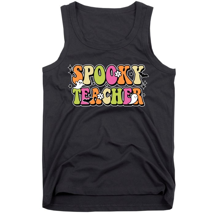 Spooky Teacher Festive Halloween Cute Tank Top