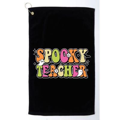 Spooky Teacher Festive Halloween Cute Golf Towel
