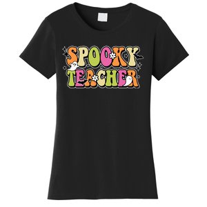 Spooky Teacher Festive Halloween Cute Women's T-Shirt