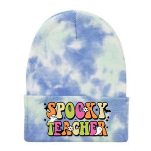 Spooky Teacher Festive Halloween Cute Tie Dye 12in Knit Beanie