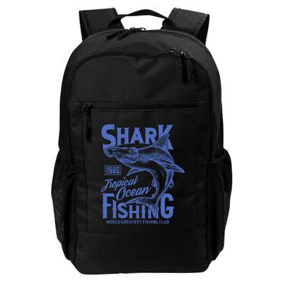 Shark Tropical Fishing World Greatest Fishing Club Backpack