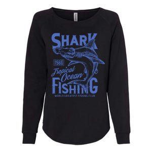 Shark Tropical Fishing World Greatest Fishing Club Womens California Wash Sweatshirt