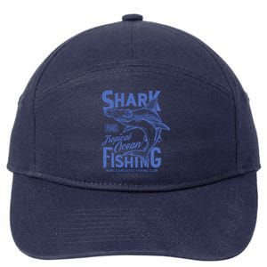 Shark Tropical Fishing World Greatest Fishing Club 7-Panel Snapback Hat