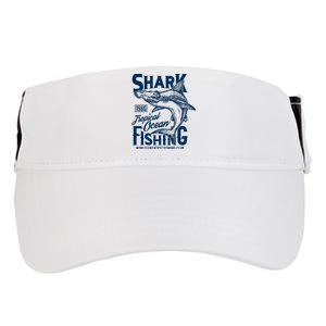 Shark Tropical Fishing World Greatest Fishing Club Adult Drive Performance Visor