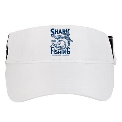 Shark Tropical Fishing World Greatest Fishing Club Adult Drive Performance Visor