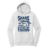 Shark Tropical Fishing World Greatest Fishing Club Women's Pullover Hoodie