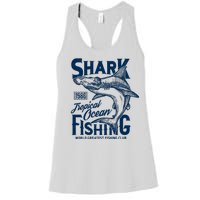 Shark Tropical Fishing World Greatest Fishing Club Women's Racerback Tank