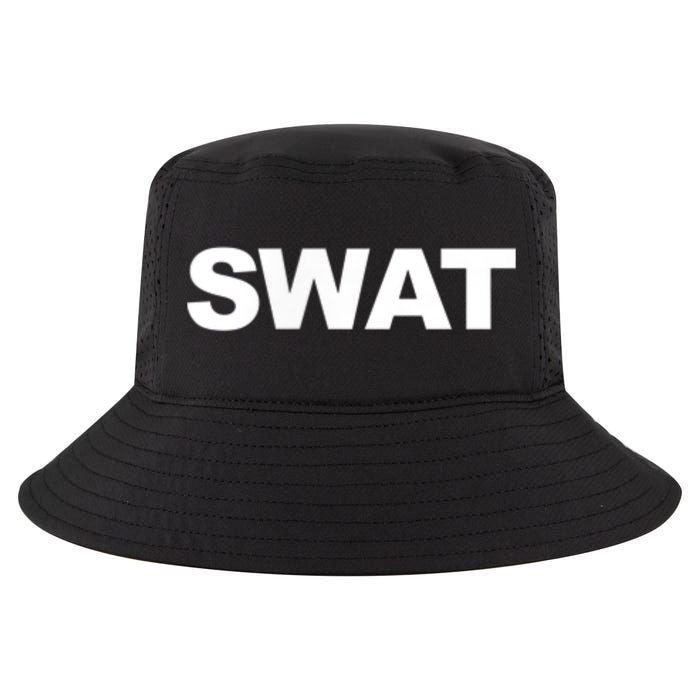 SWAT Team Front Back Print SWAT Team Cool Comfort Performance Bucket Hat