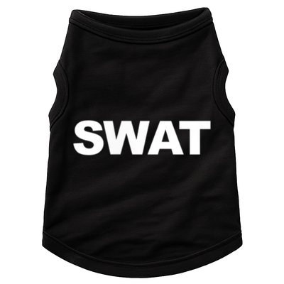 SWAT Team Front Back Print SWAT Team Doggie Tank