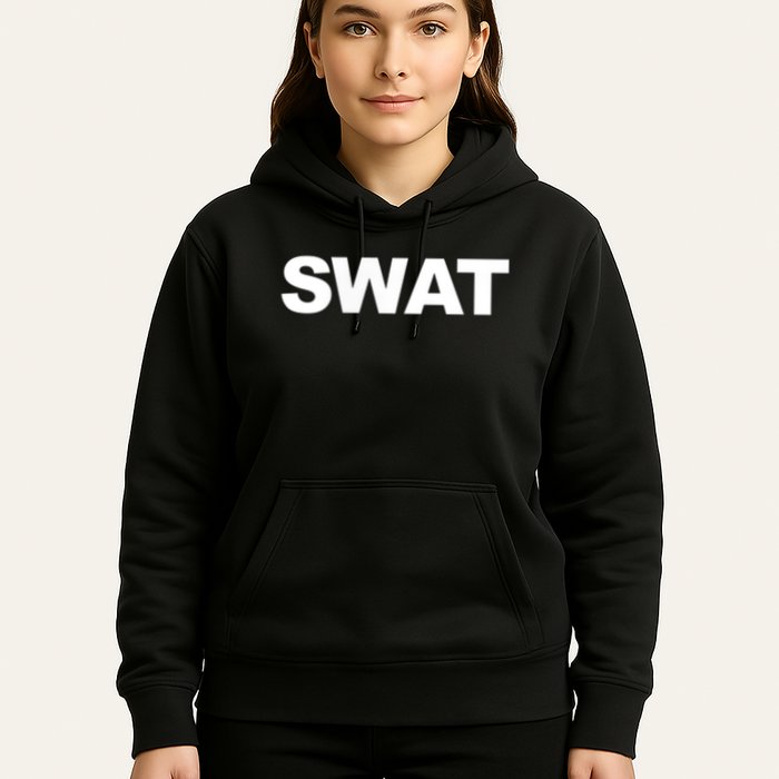 SWAT Team Front Back Print SWAT Team Hoodie