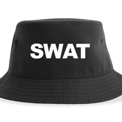 SWAT Team Front Back Print SWAT Team Sustainable Bucket Hat