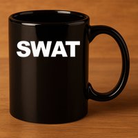 SWAT Team Front Back Print SWAT Team 11oz C Handle Ceramic Mug
