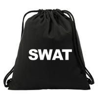 SWAT Team Front Back Print SWAT Team Drawstring Bag