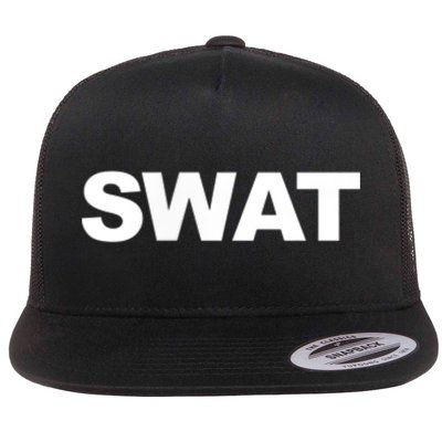SWAT Team Front Back Print SWAT Team Flatbill Hat