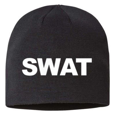 SWAT Team Front Back Print SWAT Team Sustainable Beanie