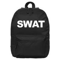 SWAT Team Front Back Print SWAT Team 16 in Basic Backpack