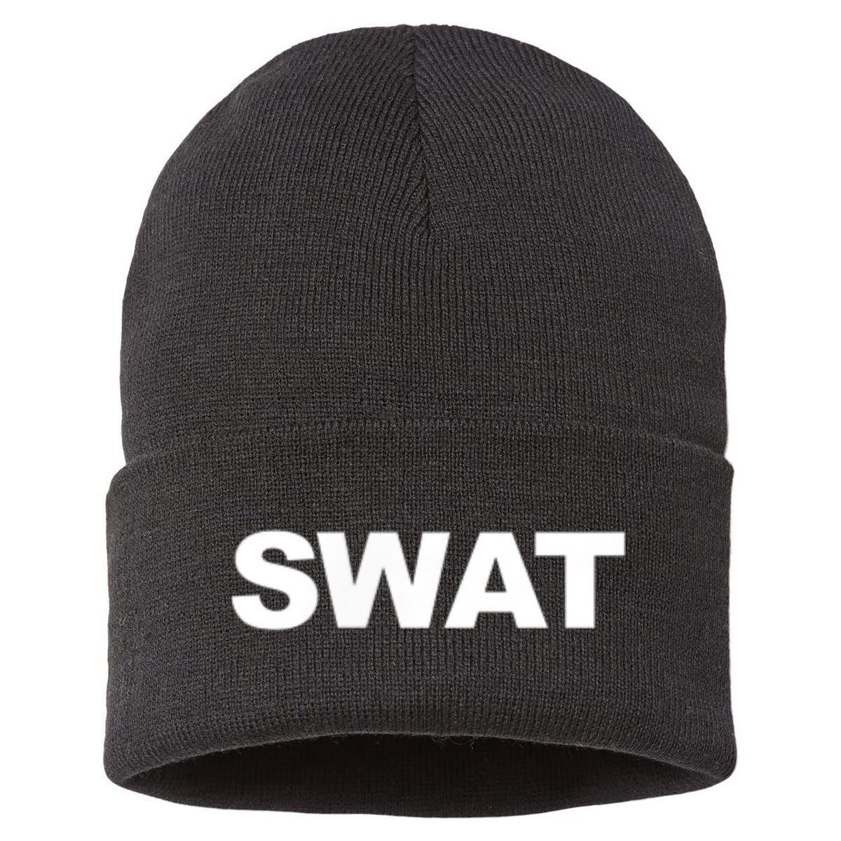 SWAT Team Front Back Print SWAT Team Sustainable Knit Beanie